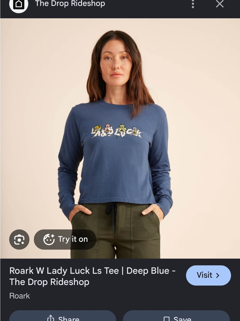 Roark Lady Luck LS tee